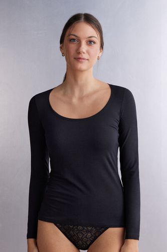 Long Sleeve Scoop Neck Top in Micro-modal Woman Size M - Intimissimi - Modalova