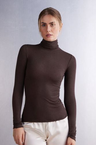 Modal Cashmere Ultralight High-Neck Top Woman Size M - Intimissimi - Modalova