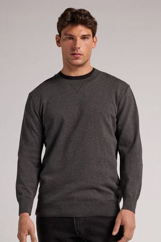 Long Sleeve Knit Crewneck Man Grey Size S - Intimissimi - Modalova