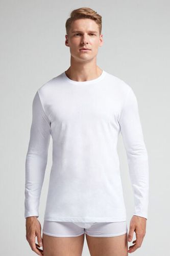 Superior Cotton Long Sleeve Top Man White Size XXL - Intimissimi - Modalova