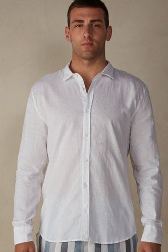 Linen and Cotton Shirt Man Size XL - Intimissimi - Modalova