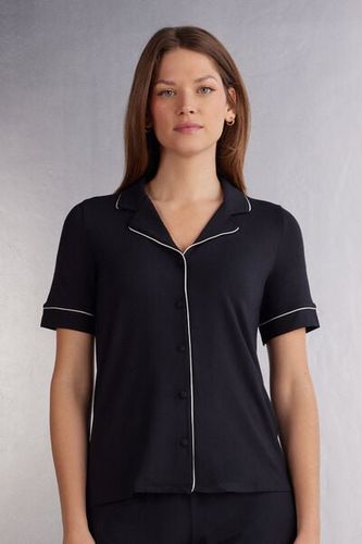 Short Sleeve Button Up Shirt - Intimissimi - Modalova