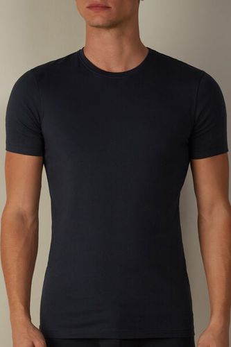 Stretch Superior Cotton T-Shirt Man Blue Size S - Intimissimi - Modalova
