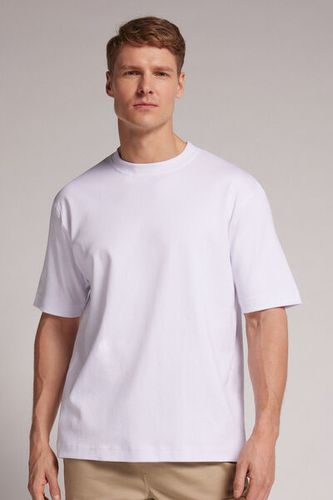 Cotton Interlock Oversized T-Shirt Man White Size L - Intimissimi - Modalova