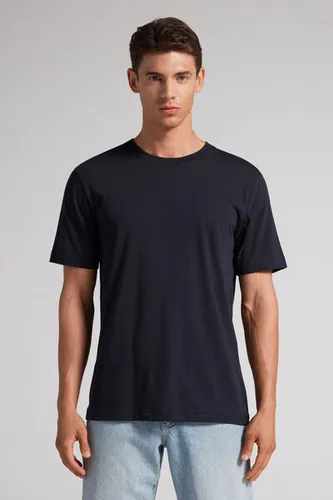 Extrafine Superior Cotton Regular Fit T-Shirt Man Blue Size XXL - Intimissimi - Modalova