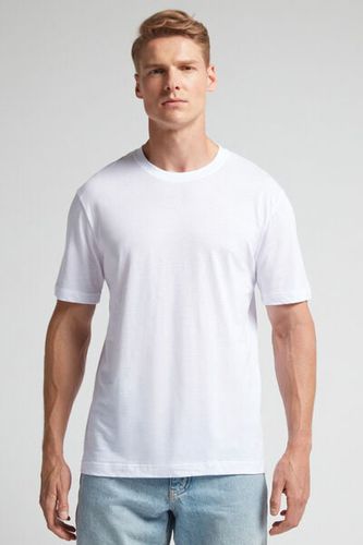 Extrafine Superior Cotton Regular Fit T-Shirt Man White Size XL - Intimissimi - Modalova