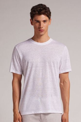 Intimissimi Linen T-Shirt Man White - Intimissimi - Modalova
