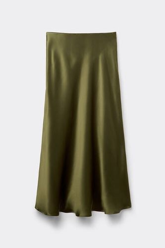 Silk Midi Skirt Woman Green Size S - Intimissimi - Modalova