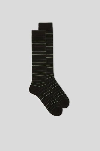 Knee Socks in Patterned Cotton Man Black Size 44-45 - Intimissimi - Modalova