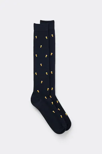 Knee Socks in Patterned Cotton Man Blue Size 44-45 - Intimissimi - Modalova