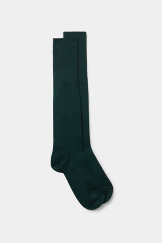 Tall Warm Cotton Socks Man Green Size 44-45 - Intimissimi - Modalova