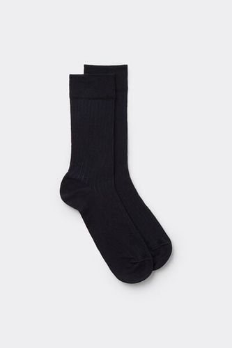 Ribbed Soft Cotton Short Socks Man - Intimissimi - Modalova