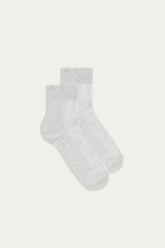 Terrycloth Short Socks Man Grey Size TU - Intimissimi - Modalova