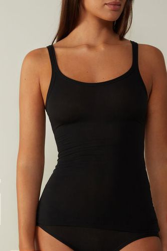 Ultralight Cotton Top Woman Black Size L - Intimissimi - Modalova