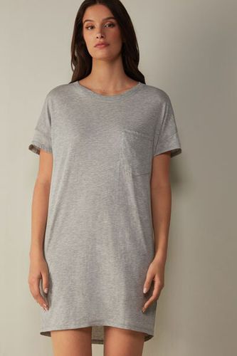 Ultrafresh Cotton Nightshirt Woman Grey Size M - Intimissimi - Modalova