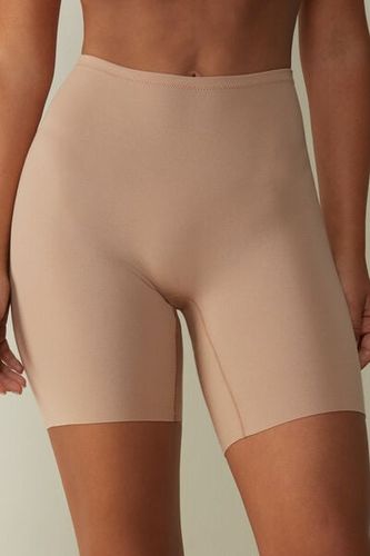 Raw Edge Seamless Cotton Shorts Woman - Intimissimi - Modalova