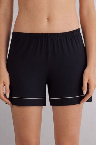 Modal Shorts with Contrast Trim Woman - Intimissimi - Modalova