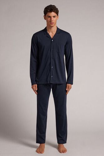 Button Front Full Length Pajamas in Superior Cotton Man Size M - Intimissimi - Modalova