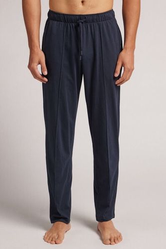 Full Length Cotton Pants with Rib Man - Intimissimi - Modalova