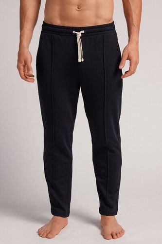 Full Length Cotton Sweatpants with Rib Man Black Size M - Intimissimi - Modalova