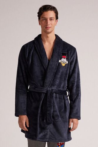 Scrooge Mc Duck Disney Fleece Robe Man Blue Size S/M - Intimissimi - Modalova