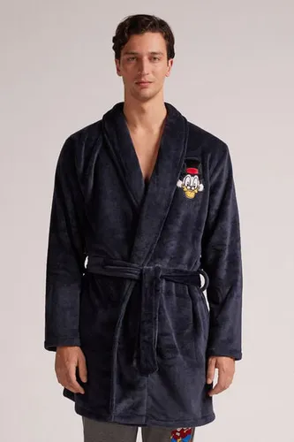 Scrooge Mc Duck Disney Fleece Robe Man Blue Size X/XXL - Intimissimi - Modalova