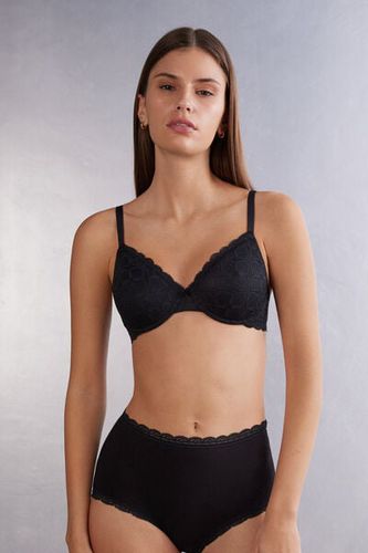 Francesca Balconette Bra in Lace Woman Black Size 5C - Intimissimi - Modalova