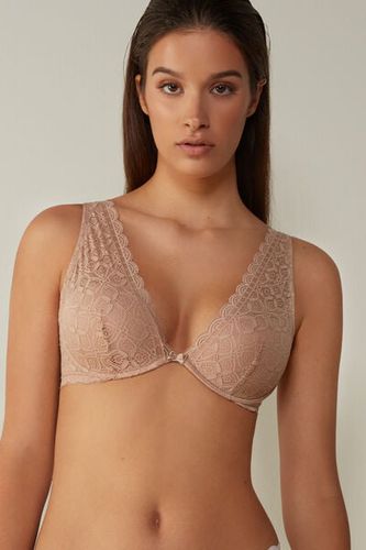 Elena Balconette Bra in Lace Woman Natural Size 3E - Intimissimi - Modalova