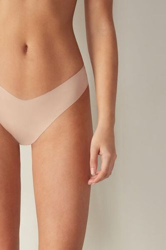 S-style Brazilian Panties in Ultralight Microfiber Woman Natural Size 2 - Intimissimi - Modalova