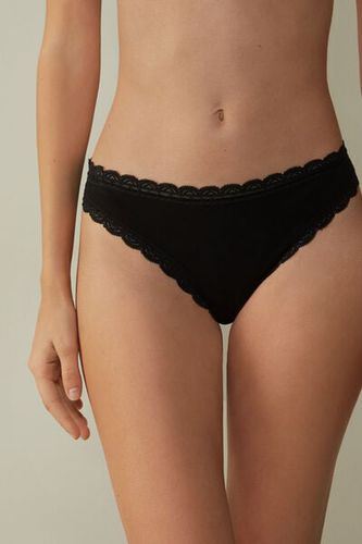 Cotton and Lace Brazilian Woman Size 2 - Intimissimi - Modalova