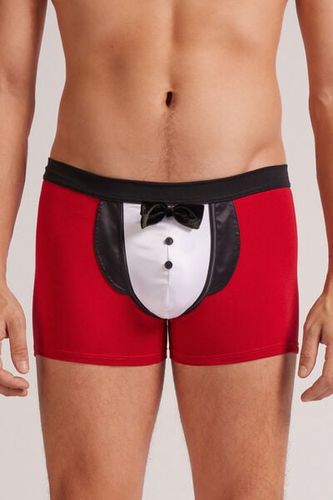 Red Tuxedo Superior Cotton Boxers Man Red Size 3 - Intimissimi - Modalova