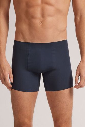 Seamless Microfiber Boxers Man Blue Size 6 - Intimissimi - Modalova