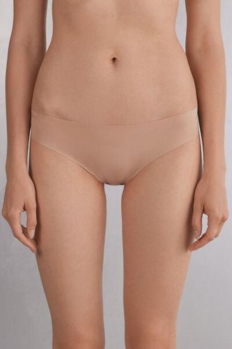 Seamless Microfiber Panties Woman Natural - Intimissimi - Modalova