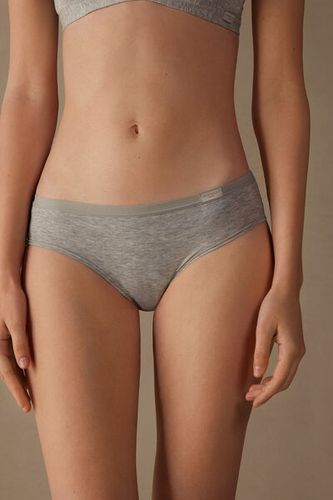Cozy Panties in Cotton Woman Grey Size 4 - Intimissimi - Modalova
