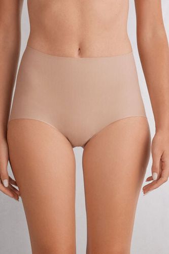 Light Shaping Cotton High Waist Panties Woman Natural Size 5 - Intimissimi - Modalova