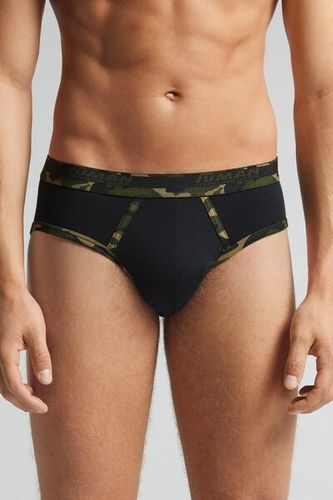 Camouflage Trim Superior Cotton Briefs Man - Intimissimi - Modalova