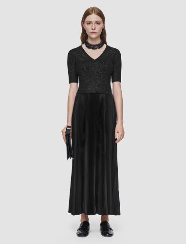 Domat Pleated Lurex Dress - Joseph - Modalova