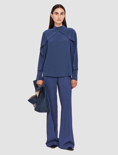 Bailie Silk Crepe de Chine Blouse - Joseph - Modalova