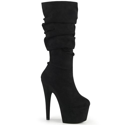 Bottes s microfibre noire - Pointure : 36 - Pleaser - Modalova