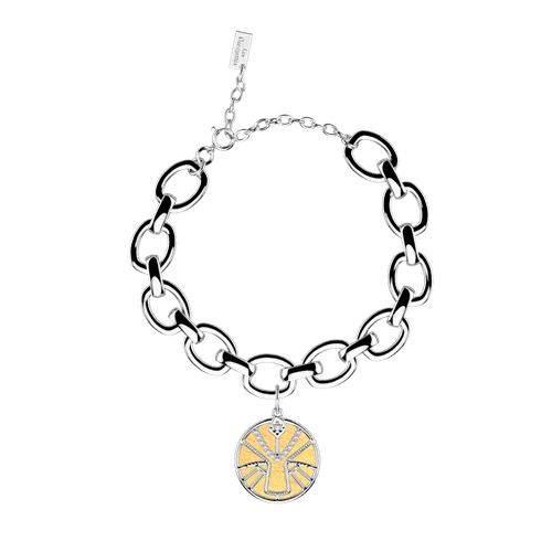 Bracelet Lion, cuir réversible / - Les Georgettes - Modalova