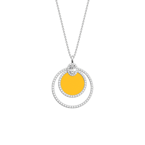 Collier Nuit, cuir réversible / - Les Georgettes - Modalova