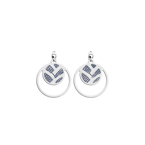 Boucles d'oreilles Tresse, cuirs réversibles / - Les Georgettes - Modalova