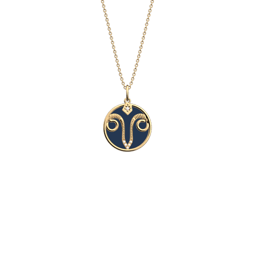 Collier Bélier, cuir réversible / - Les Georgettes - Modalova