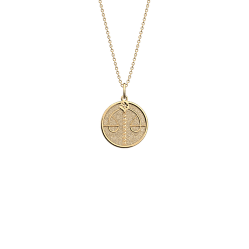 Collier Balance, cuir réversible / Paillettes - Les Georgettes - Modalova