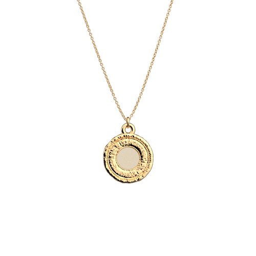 Collier Pépite, cuir réversible / Paillettes - Les Georgettes - Modalova