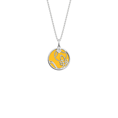 Collier Scorpion, cuir réversible / - Les Georgettes - Modalova