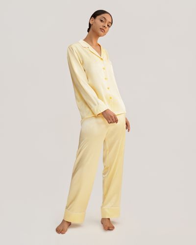 LILYSILK Pyjama Soie D¨¦licats Boutons, Poches Poitrine Soie Naturelle Non Teinte Respirant Super L¨¦ger M - LILYSILK-FR - Modalova