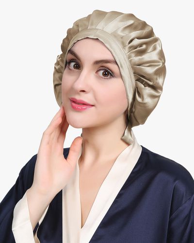 LILYSILK Bonnet Soie Cheveux Conçu Pour S'Adapter À La Plupart Des Têtes 100% Soie Naturelle Régulation De La Température - LILYSILK - Modalova