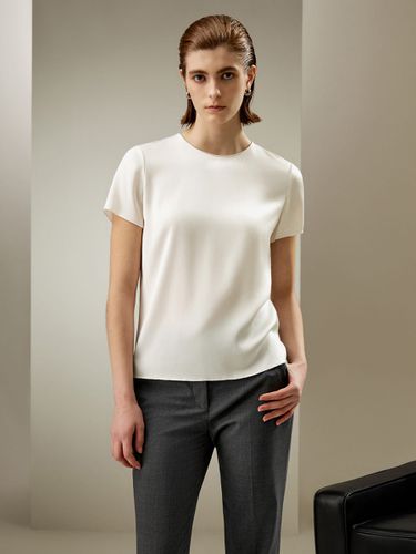 LILYSILK T Shirt En Soie Col Rond, Vêtement De Détente Parfait 100% Soie Pure Convient À Toutes Les Saisons S - LILYSILK - Modalova