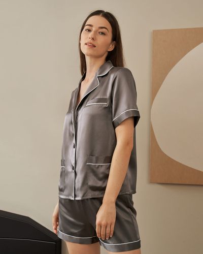 LILYSILK Ensemble Pyjama Soie Ensemble De Pyjama Deux Pièces 100% Soie De Mûrier Bon Rapport Qualité-Prix, Respectueux De La Peau XL - LILYSILK - Modalova